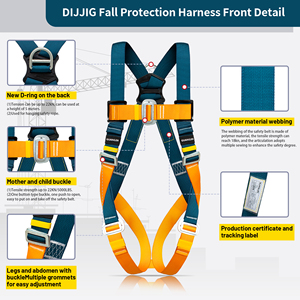 CE chứng nhận ce361 Chất lượng cao năm điểm mùa thu phòng chống ngoài trời Chiều cao làm việc để bảo vệ đầy đủ cơ thể an toàn khai thác - Product Image 4