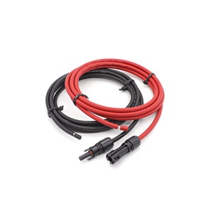 Câble d'extension solaire DC-00 10AWG 6,0 mm² 4 mètres 30A en cuivre étamé, fil de connexion PV, connecteur de station d'alimentation - Product Image 2