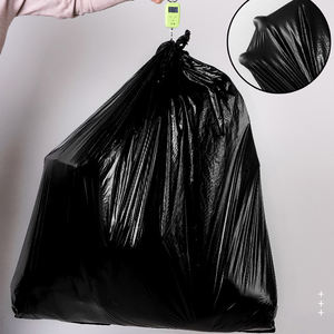 Kantong Sampah Plastik Kantong Sampah Hitam Polipropilena LDPE Tebal Besar Kuat - Product Image 4