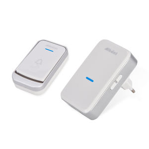 Sonnette sans fil avec 2 récepteurs sonnette de porte étanche portée de 1000 pieds <span class=keywords><strong>Kit</strong></span> de carillons de porte sans fil enfichable 52 carillons - Product Image 5