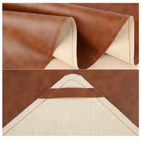 Chemin de table en cuir végétalien 71 x 13 pouces, résistant à la chaleur, imperméable, en similicuir, pour la maison, tous les jours, les fêtes