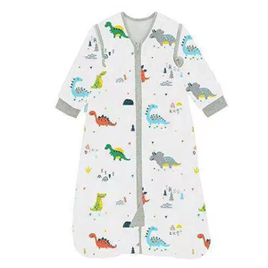 Sac de couchage en coton bambou durable imprimé sur mesure en gros sac de couchage confortable et biologique pour tout-petit avec fermeture éclair pour l'<span class=keywords><strong>hiver</strong></span> - Product Image 3