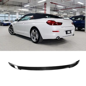 ปีกสปอยเลอร์ด้านหลังคาร์บอนไฟเบอร์ F12,สไตล์ <span class=keywords><strong>V</strong></span> สำหรับ BMW 6 Series 640i เปิดประทุน2013-2018 - Product Image 1