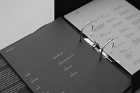 Hochwertige Maßgefertigte Professionelle A4-Aktenordner-Box Gefalteter Flyer-Binding Kunstportfolio-Katalog Ordner-Box aus Karton