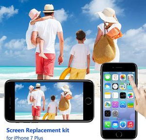 Kit DIY double écran pour remplacement d'écran LCD <span class=keywords><strong>IPHONE</strong></span> <span class=keywords><strong>7</strong></span> Plus & 8 Plus 5,5 pouces Noir & Blanc - Product Image 6
