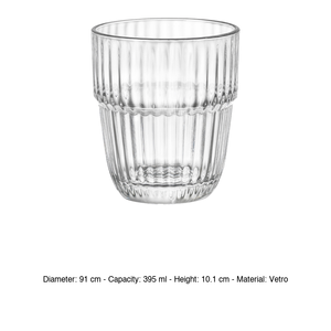 Verre Barshine DOF 39,5 cl H 10,1 cm Ø 9,1 cm Trempé Imp. Bormioli Rocco - Product Image 3