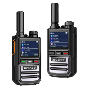 Radio XIN POC 4G LTE Walkie Talkie de Largo Alcance (5000KM), Juego de Dos Unidades con SIM Gratis, Radio Bidireccional Global de 500KM, Walkie-Talkie de Seguridad - Product Image 1