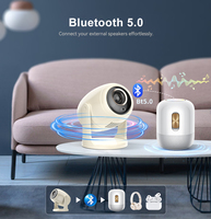 Mini Proyector Portátil B10 HD 1080P 4K Compatible con Android 12 Smart WiFi 6 LED LCD Beamer Proyector para Juegos en Casa y Negocios