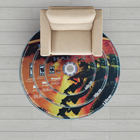 Tapis de disque de jeu pour la décoration de la chambre à coucher Tapis de jeu CD
