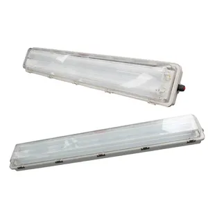 Lámpara de luz LED t8 de 18w, accesorio de iluminación industrial resistente al agua ip65, a prueba de explosiones, fluorescente, precio barato