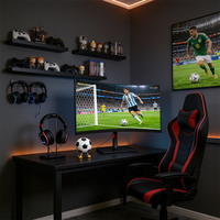 Nouvel écran de jeu de bureau incurvé haute définition personnalisé en usine, 27 pouces, 180 Hz, 2K