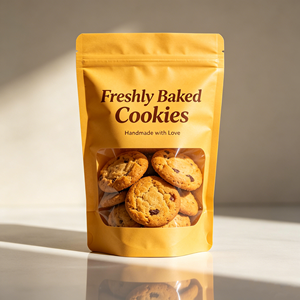 Bolsa de Polietileno con Cierre Ziplock Impresa Personalizada, Bolsa de Embalaje de Alimentos de Aluminio con Cierre para Dulces, Bocadillos y Galletas - Product Image 3