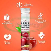 VitaSpring Tabletas de vinagre de sidra de manzana Suplementos Productos adelgazantes Vinagre de sidra de manzana orgánico Tableta efervescente
