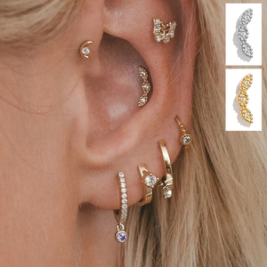 ROXI New Moon S925 Pendientes de Plata de Ley para Mujer, Pendientes de Moda con Forma de Luna Creciente - Product Image 3