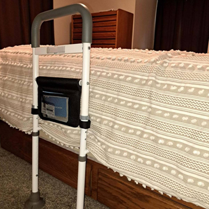 Barandilla de Seguridad Ajustable de Grado Médico para Cama, para Adultos Mayores, Capacidad de 350 LBS, Antideslizante, Prevención de Caídas, con Bolsillo de Almacenamiento, CE - Product Image 6
