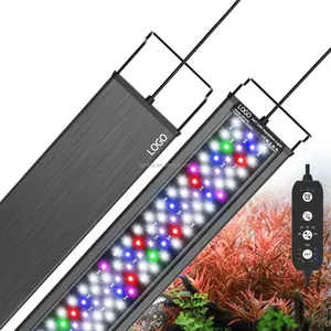 Dẫn ánh sáng hồ cá IP68 không thấm nước tiết kiệm năng lượng RGB điều khiển từ xa thời gian điều chỉnh ánh sáng bể cá ánh sáng cho hồ cá nhà máy