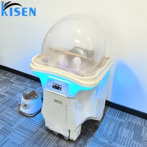 KISEN Lavacabezas Portátil Moderno Japonés para Spa Capilar con Terapia de Agua, Dos Tanques de Agua, Lavabo con Vapor, Silla de Peluquería para Lavado de Cabello - Product Image 4
