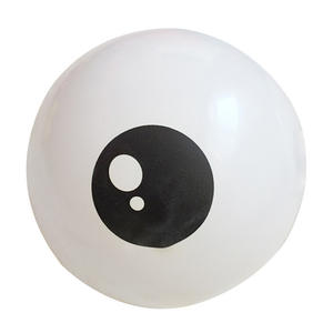 5 इंच सफेद कार्टून पशु नेत्रगोलक मुद्रित आंखें डिय लेटेक्स गुब्बारे - Product Image 4