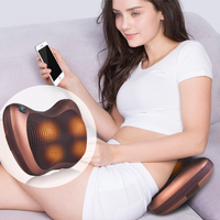 Chauffage électrique pétrissage thérapie infrarouge voiture maison Shiatsu cervical cou Massage oreiller fonction musicale pour