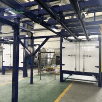 Revêtement électrostatique en poudre four de durcissement avec gaz/électrique/chauffage gpl à vendre