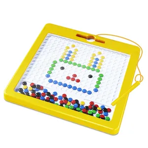 热销磁性平板电脑彩色巧克力珠子益智玩具绘图板儿童和学龄前儿童