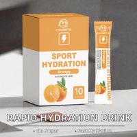 Boisson énergétique à hydratation rapide Chumita OEM/ODM, faible en gras, caféine, électrolytes en poudre