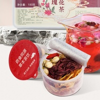 Thé de rose Pingyin en petites boîtes, marque privée OEM, sans soufre, fleurs de roselle séchées, nouvelle récolte