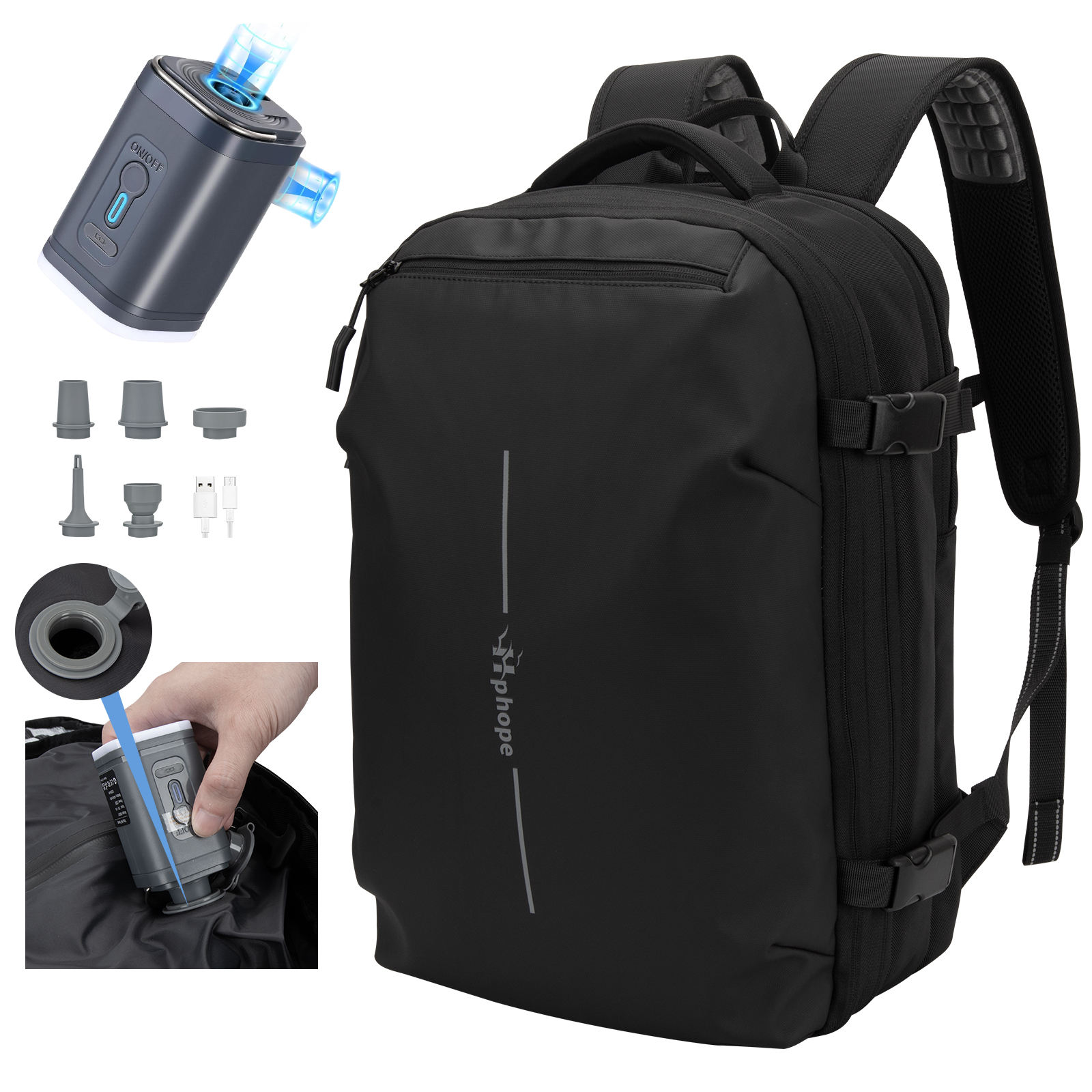 Aeropuerto Mejores Mochilas Para Viajar De Mochilero Mochila De Viaje South  Port MCH228 Expansible Para Equipaje Con