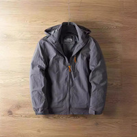 Blouson bomber à capuche pour homme, coupe-vent en nylon, col montant, fermeture éclair, idéal pour les sports de plein air - Collection Automne AliExpress transfrontalière