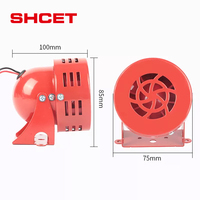 Fabricant de mini sirène de petit moteur électrique industriel triphasé Ms-190 de sirène de cycle de moteur ca 12v 24v 220v à bas prix de SHCET