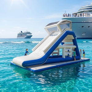 Scivolo acquatico gonfiabile <span class=keywords><strong>per</strong></span> parco divertimenti, parete da arrampicata/scivolo a torre, <span class=keywords><strong>per</strong></span> uso commerciale su yacht, in PVC, in vendita - Product Image 1