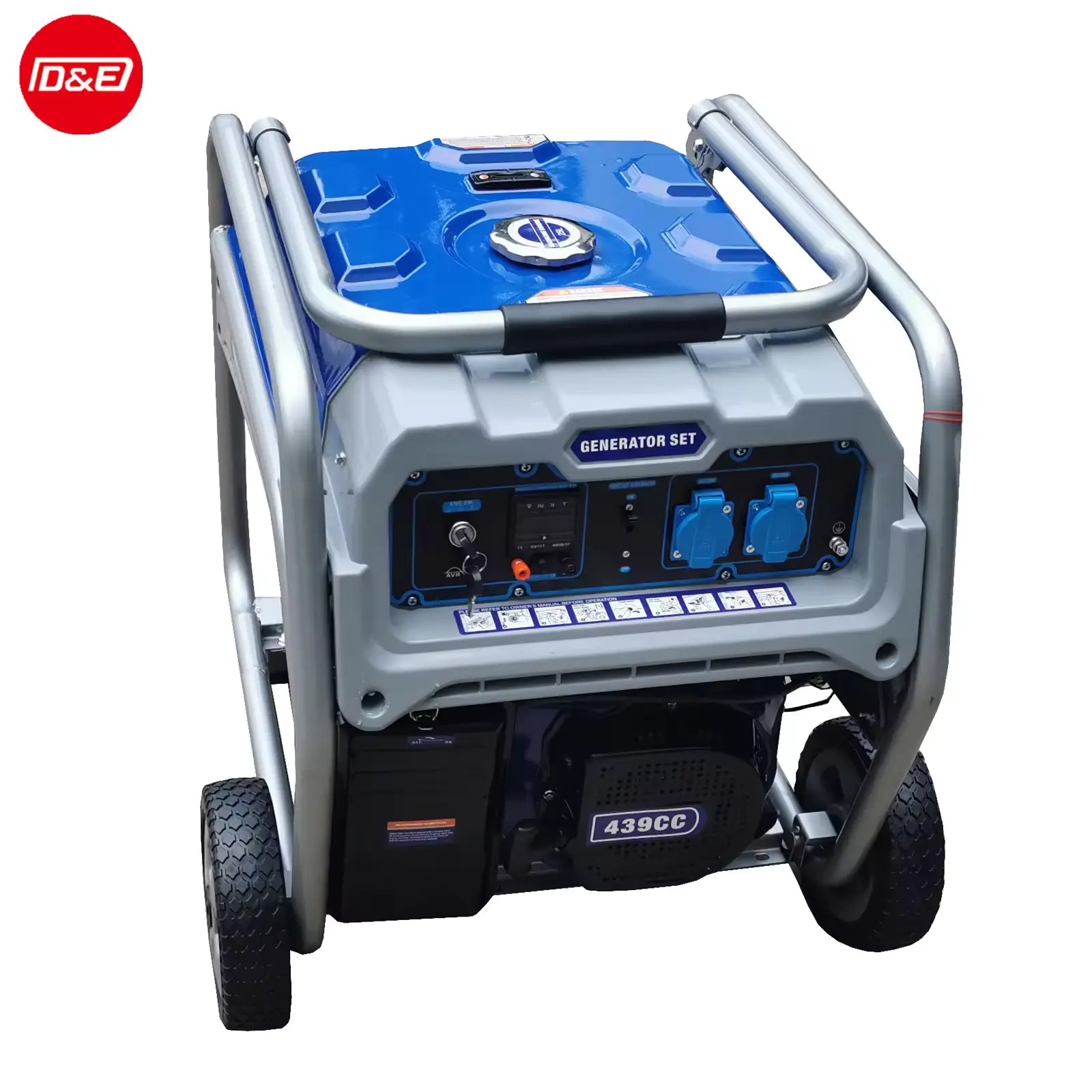 Top Quality Movable Gasoline Engine Low Noise Open Frame AC Gasoline Generator Sets