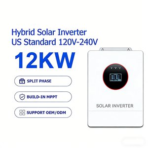 Onduleur solaire hybride hors réseau 20 kW 220/230 V à onde sinusoïdale pure, sortie unique SPI-20K-H3P, onduleurs MPPT DC/AC à onde sinusoïdale pure - Product Image 3