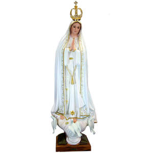 Estatua <span class=keywords><strong>de</strong></span> resina para mujer <span class=keywords><strong>de</strong></span> <span class=keywords><strong>Fátima</strong></span>, artesanía única, venta al por mayor - Product Image 1