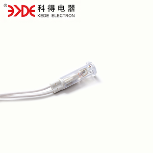 Luz Indicadora K63 <span class=keywords><strong>T150</strong></span>, 9 mm de Diámetro con Cables de Silicona de 300 mm, Equipo Económico - Product Image 3