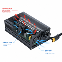 Chargeur de batterie de vélo électrique Premium 16,8 V 10 A, adaptateur d'alimentation au lithium haute vitesse pour moto électrique, vente en gros OEM