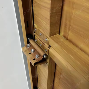 <span class=keywords><strong>Porte</strong></span> <span class=keywords><strong>de</strong></span> <span class=keywords><strong>garage</strong></span> <span class=keywords><strong>sectionnelle</strong></span> <span class=keywords><strong>motorisée</strong></span> en aluminium texturé bois moderne 16x7, facile à installer - Product Image 5