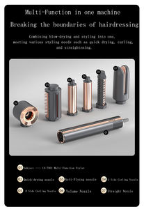 Rizador de Pelo 6 en 1, Rizador Automático, Secador de Pelo, Cepillo Estilizador, Rizador de Pelo, Alisador de Pelo - Product Image 4