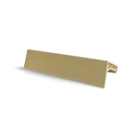 Profilés en plastique WPC haute densité, étanches, à texture bois, pour architraves de portes modernes, encadrements de chambres, hôtels et cuisines, faciles à poser