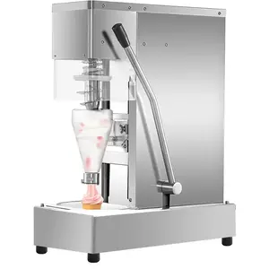 Swirl Freeze Fruit Frozen Yogurt Ice Cream Gelato Blending Mixer Machine Nueva Zelanda Real Fruit Ice Cream Machine Automatic