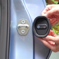 Coussin de protection universel en silicone anti-choc et insonorisant pour serrure de porte de voiture, amortisseur de chocs