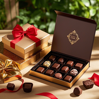 HENGXING Großhandel Luxus-Geschenkverpackung Box mit Individuellem Logo und Magnetverschluss für Süßigkeiten und Schokolade