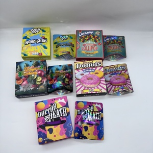 3.5G <strong>Cereal</strong> Paper <strong>Box</strong> Custom Printed Holographic die cut special shaped Packaging Display Paper <strong>Box</strong> for 3.5G Mylar Bag with <strong>Box</strong> - Product Image 6