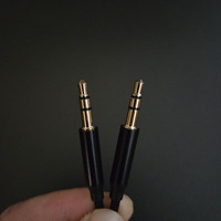 Mini haut-parleurs coaxiaux stéréo auxiliaires pour ordinateurs, câbles audio avec fiches mâles DC 3.5 vers DC 3.5