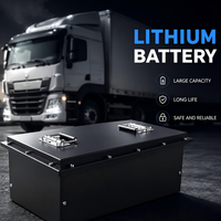 Batterie LiFePO4 intelligente BMS 12V/24V/25.6V 50Ah/120Ah/240Ah/260Ah/314Ah avec application Bluetooth et boîtier en acier robuste pour camping-car et stationnement