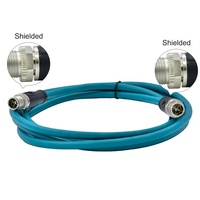 Câble Ethernet M12 réseau Lan D X code 4pin 8pin M12 à connecteur Rj45 caméra industrielle câble de Vision industrielle
