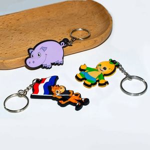 Porte-clés personnalisé 3D PVC Porte-clés en caoutchouc souple Porte-clés avec logo personnalisé Vente en gros - Product Image 6