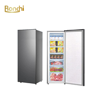 Congélateur coffre électrique personnalisé en Chine, usage domestique/hôtelier/commercial, 160L, mini congélateur vertical à porte supérieure unique, prix