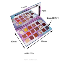 Facilement pigmentée Offre Spéciale 18 couleurs Palette d'ombres à paupières Couleur d'ombre personnalisée