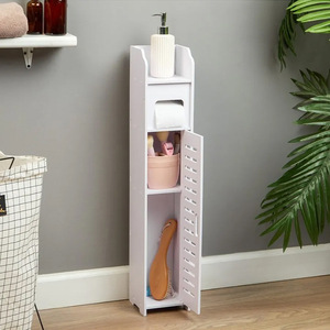 Mueble de Baño con 3 Niveles, Estante Estrecho Independiente para Organización del Baño - Product Image 1